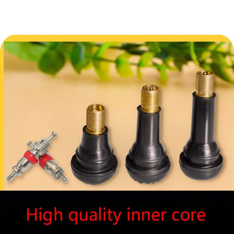 100Pcs TR414/413/412 Snap In Tire Valve Stems Short Black Rubber With Dust Cap Y4UA
100Pcs TR414/413/412 Snap In Tire Valve Stems Short Black Rubber With Dust Cap Y4UA