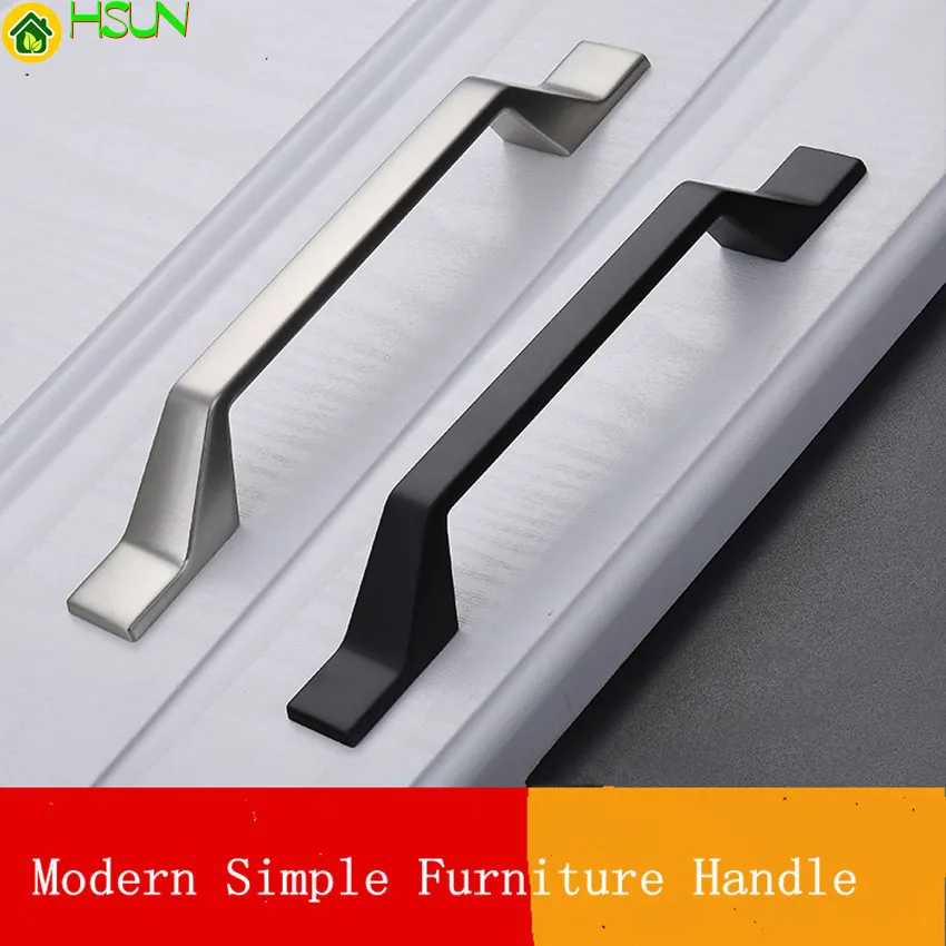 96mm 128mm Modern Simple Black Kitchen Cabinet Cupboard Door Handle Stain Nickel Dresser Cabinet Drawer Pulls Knobs 5"
96mm 128mm Modern Simple Black Kitchen Cabinet Cupboard Door Handle Stain Nickel Dresser Cabinet Drawer Pulls Knobs 5"