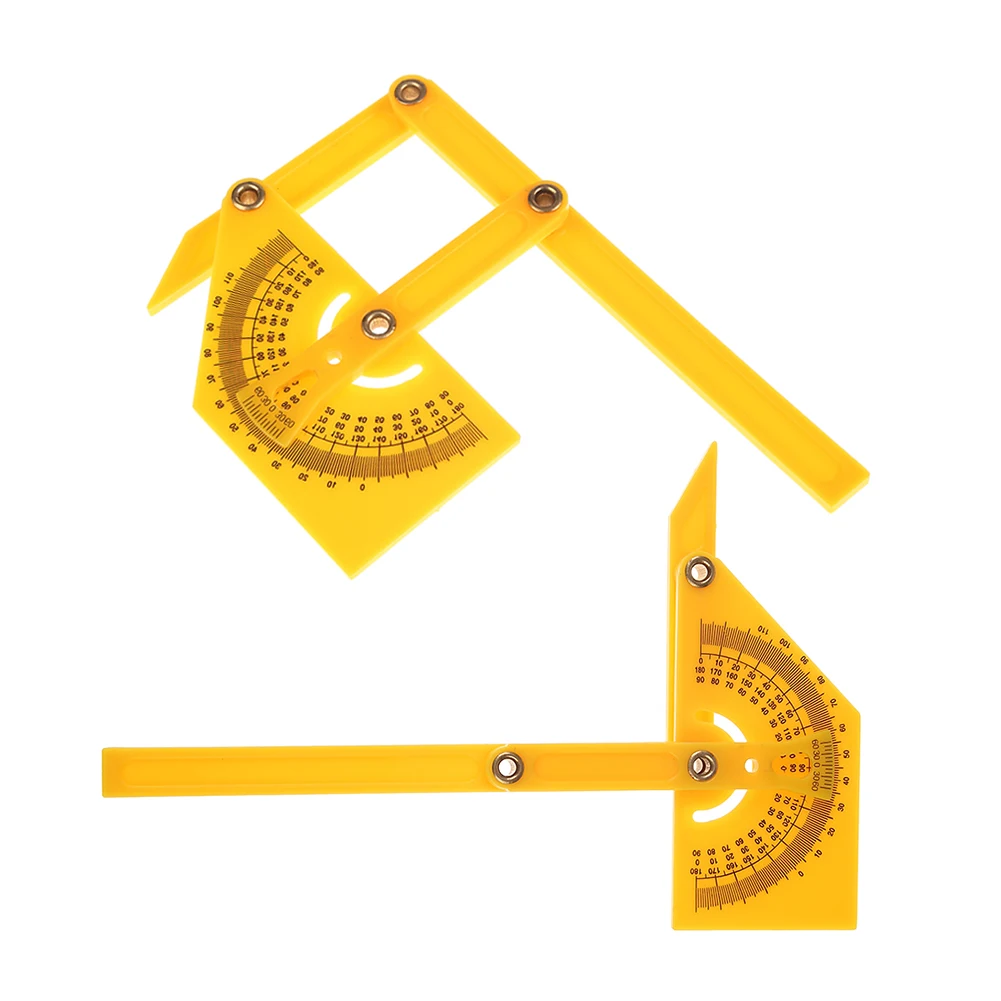 Plastic Protractor Angle Finder Goniometer 0-180 Degree Angle Ruler Woodworking Gauge Measurement Tool Precise Protractor Carpen
Plastic Protractor Angle Finder Goniometer 0-180 Degree Angle Ruler Woodworking Gauge Measurement Tool Precise Protractor Carpen