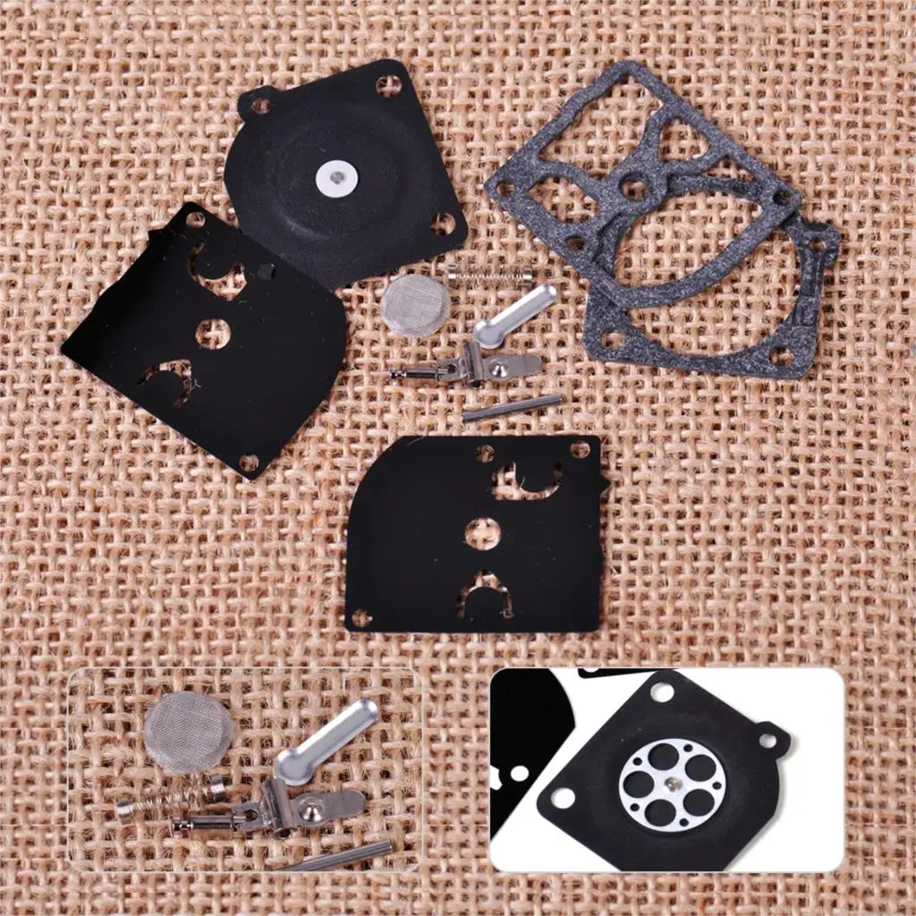 LETAOSK New Carb Carburetor Repair Kit fit for Homelite McCullock Poulon WeedEater Zama RB-39 Rebulid 
LETAOSK New Carb Carburetor Repair Kit fit for Homelite McCullock Poulon WeedEater Zama RB-39 Rebulid