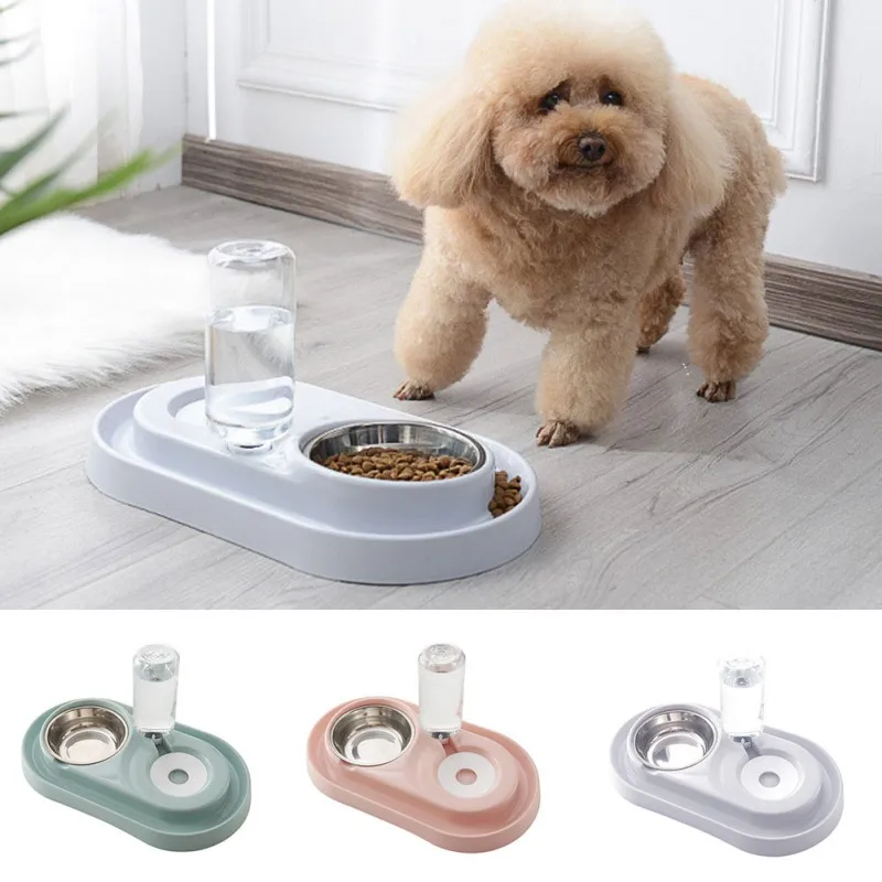 Automatic Pet Feeder Water Dispenser Cat Dog Drinking Bowl Dogs Feeder Dish Pet Products Stainless Steel Cat Bowls
Automatic Pet Feeder Water Dispenser Cat Dog Drinking Bowl Dogs Feeder Dish Pet Products Stainless Steel Cat Bowls