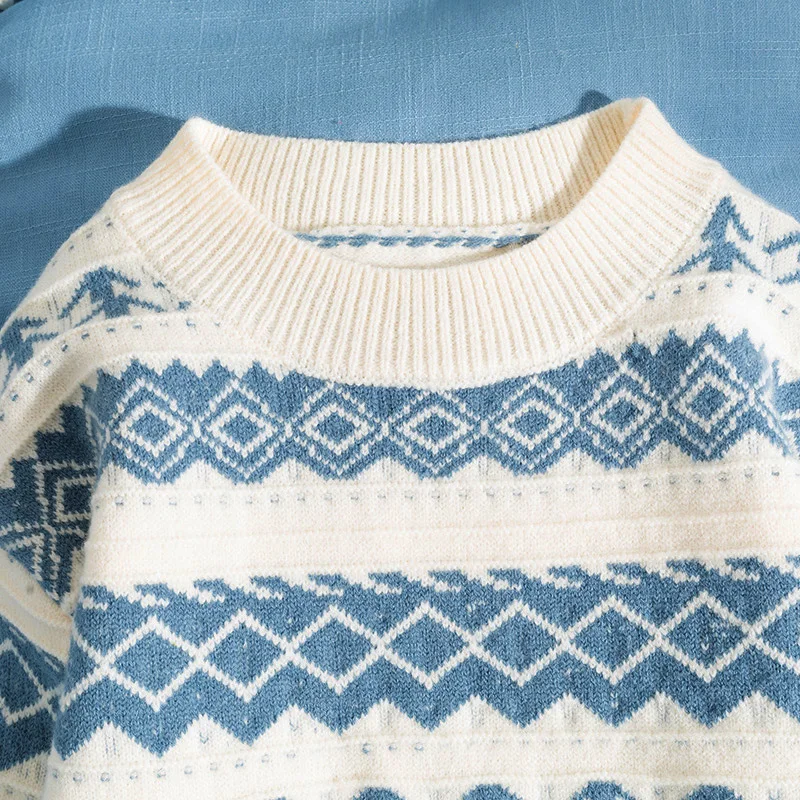 2020 New Arrival Autumn Winter Women Thicken Loose Pullover Sweater High Quality Vintage Argyle Graphic Knitted Sweater
2020 New Arrival Autumn Winter Women Thicken Loose Pullover Sweater High Quality Vintage Argyle Graphic Knitted Sweater