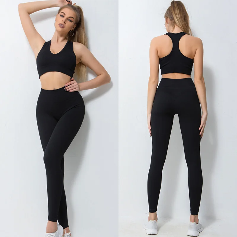 Gym woman Tracksuit Yoga Seamless Set Sport High Waist Leggings Fitness Suit Sexy Underwear Sportswear NEW Workout Clothes
Gym woman Tracksuit Yoga Seamless Set Sport High Waist Leggings Fitness Suit Sexy Underwear Sportswear NEW Workout Clothes