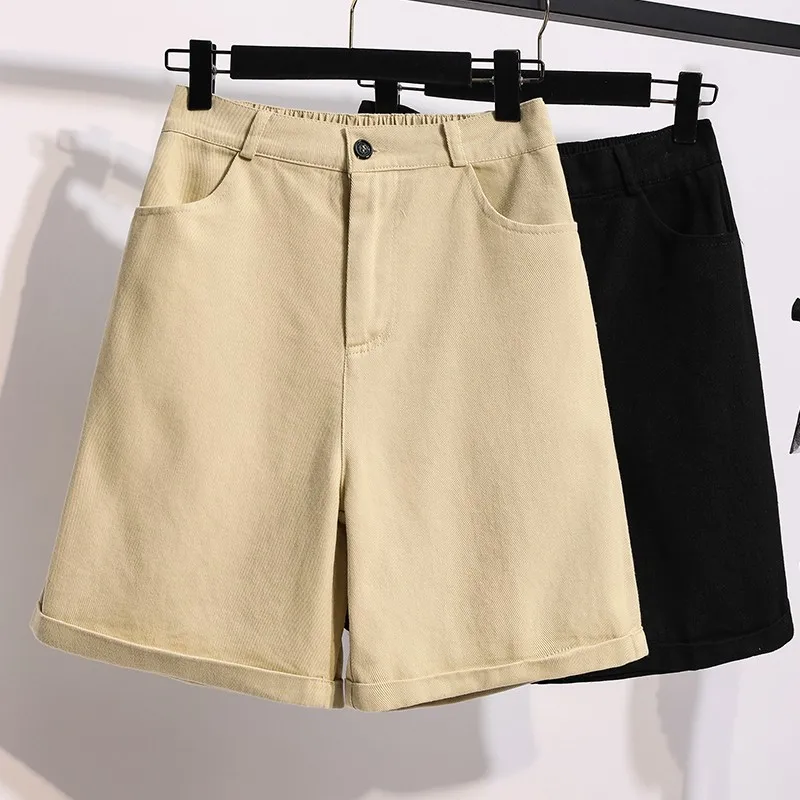 Plus Size Women Summer Knee Length Casual Pants New 2021 Simple Style All-match Loose Female High Waist Denim Short Pants S3831
Plus Size Women Summer Knee Length Casual Pants New 2021 Simple Style All-match Loose Female High Waist Denim Short Pants S3831