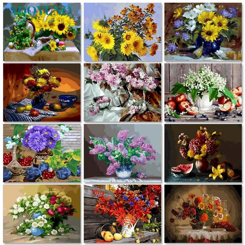 PhotoCustom Acrylic Paint By Numbers Flower DIY 60x75cm Oil Painting By Numbers Digital Canvas Painting Scenery Home Decor Wall
PhotoCustom Acrylic Paint By Numbers Flower DIY 60x75cm Oil Painting By Numbers Digital Canvas Painting Scenery Home Decor Wall