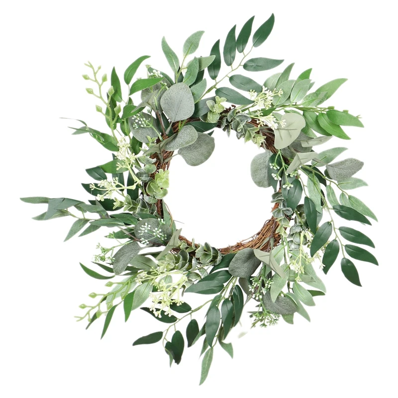 Wall Ornaments Green Floral Artificial Flower Rustic Silk Flower Wreath Decor
Wall Ornaments Green Floral Artificial Flower Rustic Silk Flower Wreath Decor