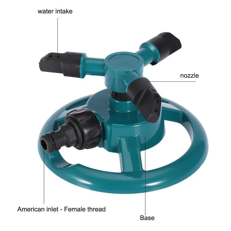 Fully automatic 360 degree rotating sprinkler 3 arm sprinkler garden irrigation tool
Fully automatic 360 degree rotating sprinkler 3 arm sprinkler garden irrigation tool