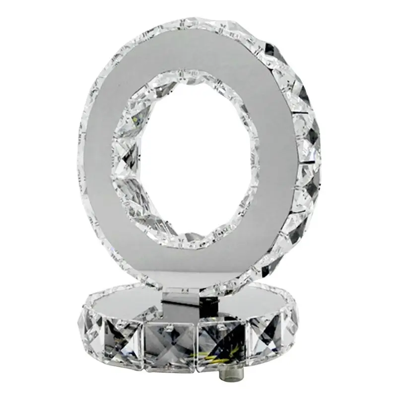 Stainless Steel Crystal Table Lamp Bedside Double-sided LED Lamp Lighting Decor D08F
Stainless Steel Crystal Table Lamp Bedside Double-sided LED Lamp Lighting Decor D08F