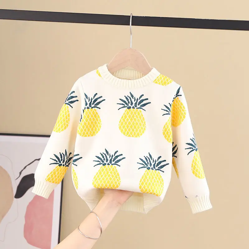 Girls sweater pullover 2021 fall/winter baby children's clothing children's girls foreign-style knitted sweaters P4748
Girls sweater pullover 2021 fall/winter baby children's clothing children's girls foreign-style knitted sweaters P4748