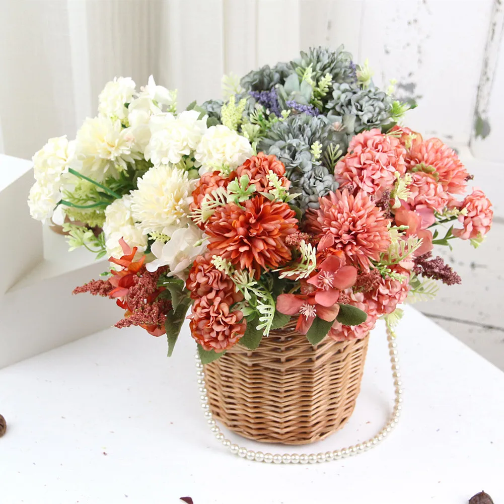 Artificial Artificial Silk Flowers For Home Decoration Wedding Bouquet For Fake Flower Living Room Home Decoration
Artificial Artificial Silk Flowers For Home Decoration Wedding Bouquet For Fake Flower Living Room Home Decoration