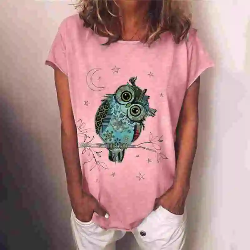 Plus Size 5XL Women Summer 2020 Fashion Y2k Tops Short Sleeve Round Neck Women Clothing Casual Printed Shirts for Women
Plus Size 5XL Women Summer 2020 Fashion Y2k Tops Short Sleeve Round Neck Women Clothing Casual Printed Shirts for Women