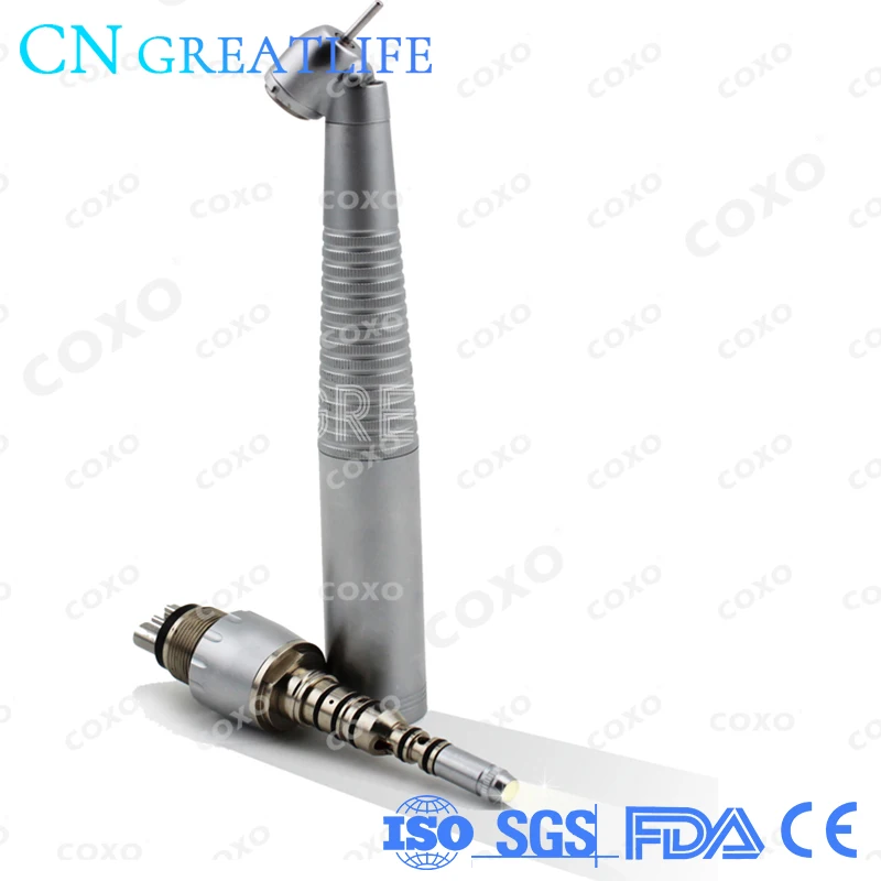 COXO CX207-G 45-градусный оптический наконечник, оптоволоконное освещение, высокоскоростной турбинный наконечник Coxo с соединителем Kavo
COXO CX207-G 45-градусный оптический наконечник, оптоволоконное освещение, высокоскоростной турбинный наконечник Coxo с соединителем Kavo