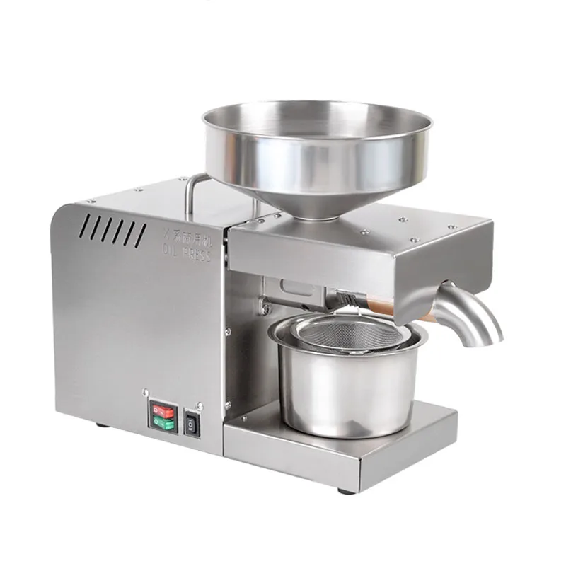 110V/220V Automatic Household Flaxseed Oil Press Sesame Peanut Oil Press Stainless Steel Temperature Control Oil Press 610W
110V/220V Automatic Household Flaxseed Oil Press Sesame Peanut Oil Press Stainless Steel Temperature Control Oil Press 610W