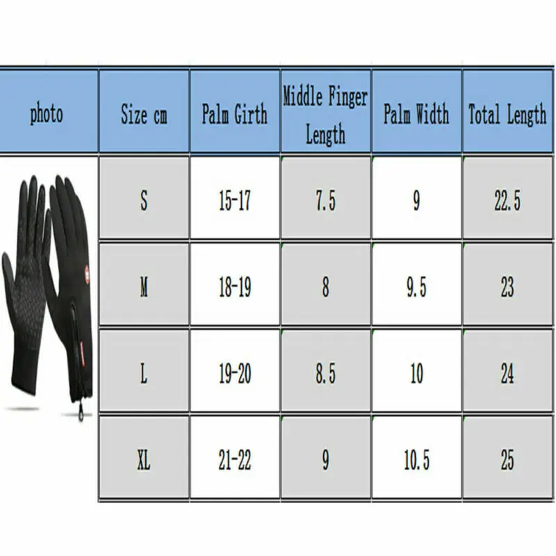 Men Women Winter Warm Windproof Waterproof Anti-slip Thermal Touch Screen Gloves Cycling Gloves
Men Women Winter Warm Windproof Waterproof Anti-slip Thermal Touch Screen Gloves Cycling Gloves