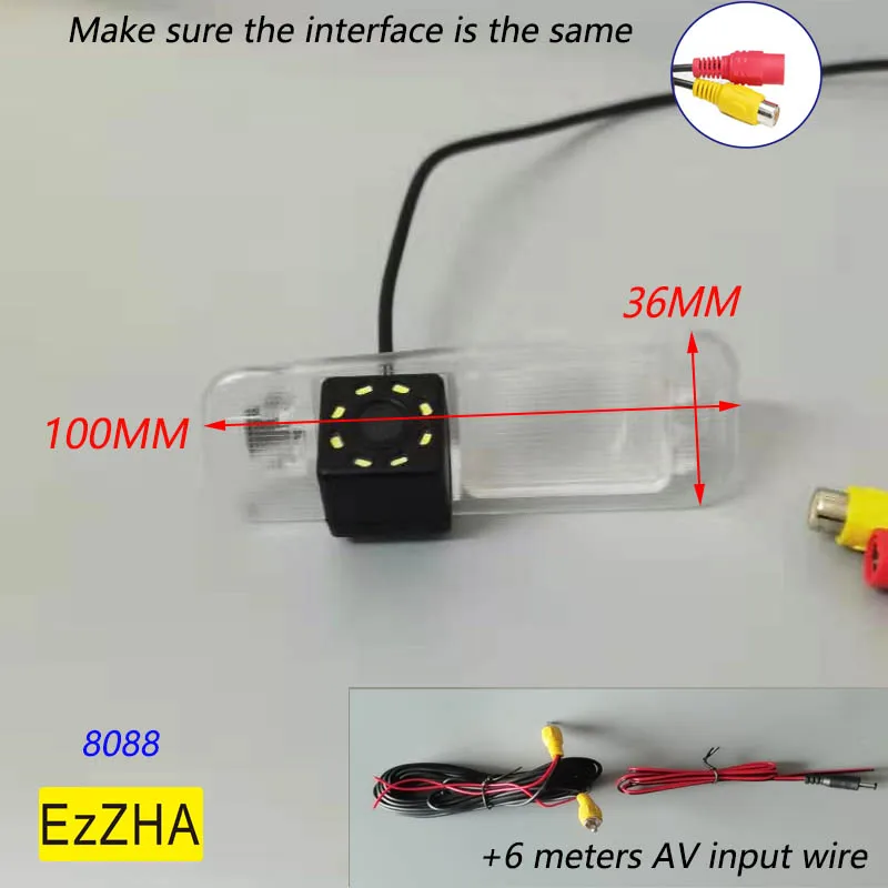 4 8LED Car CCD Night Vision HD Backup Waterproof Camera Rear View Camera For KIA K2 Rio 3 UB Pride Sedan 2010- 2016 accessories
4 8LED Car CCD Night Vision HD Backup Waterproof Camera Rear View Camera For KIA K2 Rio 3 UB Pride Sedan 2010- 2016 accessories