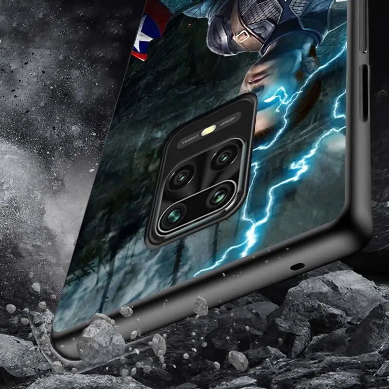 Cool Marvel Captain America Soft TPU For Xiaomi Redmi Note10 10S 9T 9S 9 8T 8 7 6 5A 5 4 4X Prime Pro Max Black Phone Case
Cool Marvel Captain America Soft TPU For Xiaomi Redmi Note10 10S 9T 9S 9 8T 8 7 6 5A 5 4 4X Prime Pro Max Black Phone Case