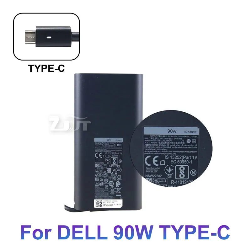 90W 20V 4.5A type-C USB-C AC Laptop Adapter For Dell Thunderbolt3 Latitude 11 5175 XPS15-9560 M7520 Charger Power Supply
90W 20V 4.5A type-C USB-C AC Laptop Adapter For Dell Thunderbolt3 Latitude 11 5175 XPS15-9560 M7520 Charger Power Supply