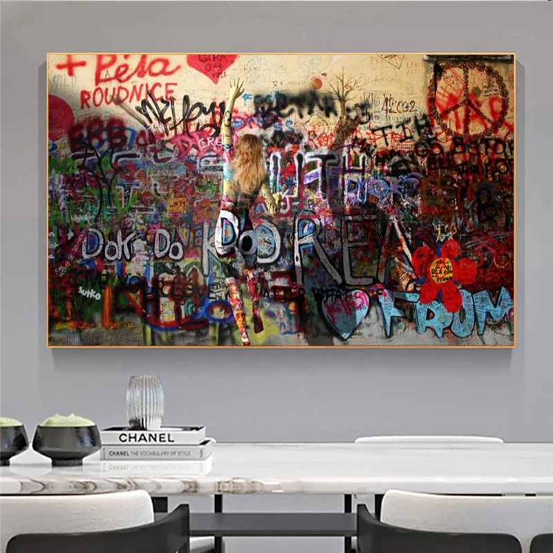 Modern Street Art Prints Abstract Graffiti Wall Art Canvas Paintings Art Canvas Pictures For Living Room Cuadros Decoration
Modern Street Art Prints Abstract Graffiti Wall Art Canvas Paintings Art Canvas Pictures For Living Room Cuadros Decoration