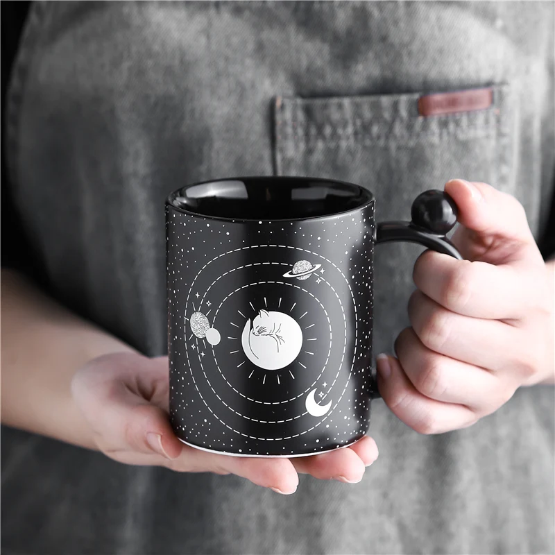 Cosmic Cat Ceramic Mug Nordic Creative Personality Trend Water Cup Men's and Women's Household Milk Breakfast Coffee Cup 350ml
Cosmic Cat Ceramic Mug Nordic Creative Personality Trend Water Cup Men's and Women's Household Milk Breakfast Coffee Cup 350ml