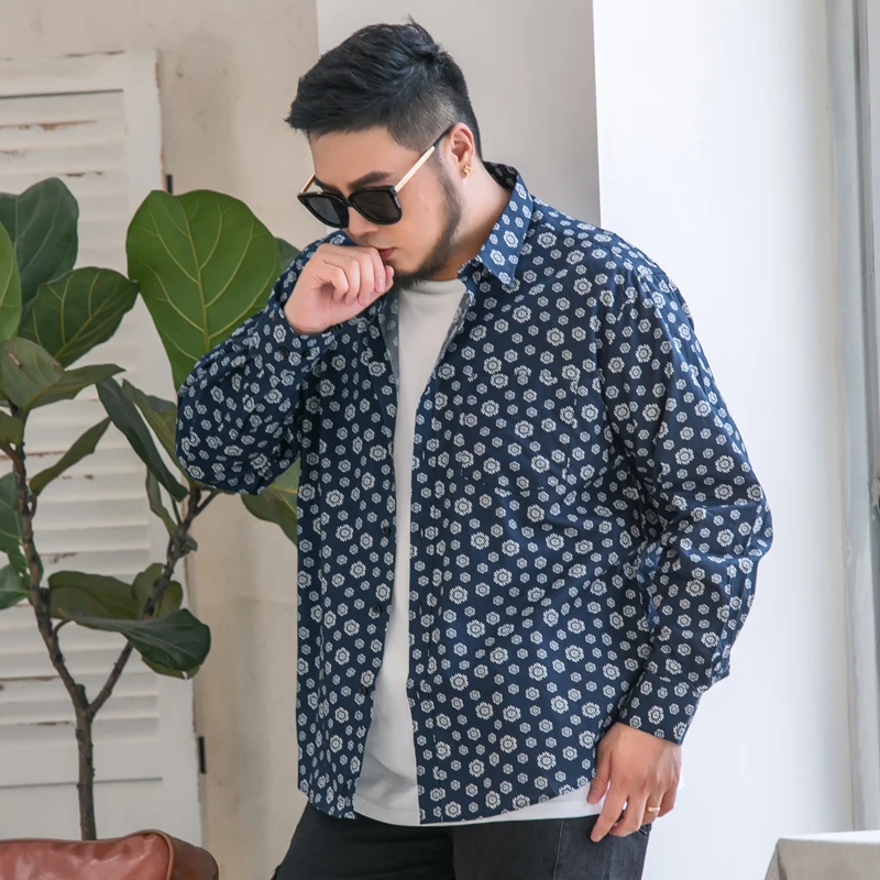 Plus Size 5XL 6XL 7XL 8XL 9XL 10XL Men's Business Casual Print Shirt 2019 New 100% Cotton Loose Long Sleeve Shirt Male Brand
Plus Size 5XL 6XL 7XL 8XL 9XL 10XL Men's Business Casual Print Shirt 2019 New 100% Cotton Loose Long Sleeve Shirt Male Brand