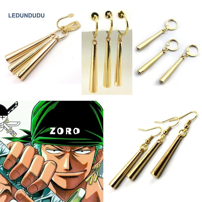 4 styles Anime One Piece Pirate Hunter Roronoa Zoro Cosplay Accessories Ear Drop Dangle Earrings Set Ear Nail Clip set
4 styles Anime One Piece Pirate Hunter Roronoa Zoro Cosplay Accessories Ear Drop Dangle Earrings Set Ear Nail Clip set
