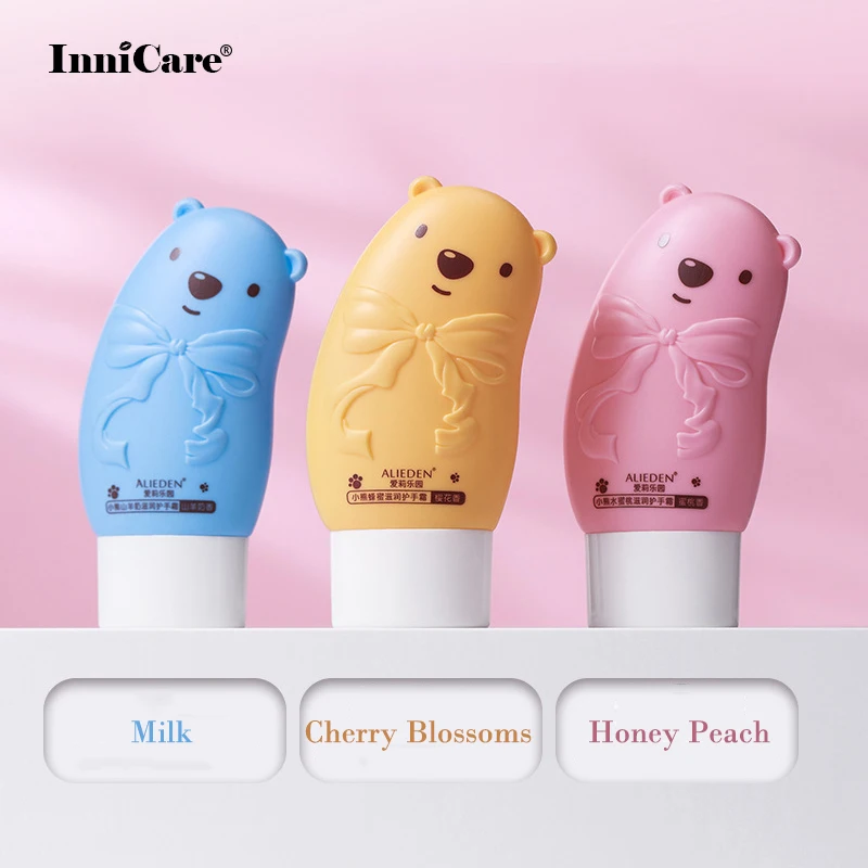 60g Cartoon Style Cute Bear Hand Cream Moisturizing Anti Dry Crack Flower Fragrance Hand Lotion Autumn And Winter Skin Care 
60g Cartoon Style Cute Bear Hand Cream Moisturizing Anti Dry Crack Flower Fragrance Hand Lotion Autumn And Winter Skin Care