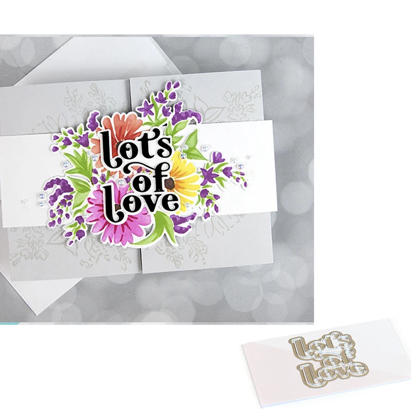 2021 New Arrival Let's Love Letters Metal Cutting Dies Scrapbooking Diary Decorate Stencil Embossing Template Diy Greeting Card
2021 New Arrival Let's Love Letters Metal Cutting Dies Scrapbooking Diary Decorate Stencil Embossing Template Diy Greeting Card