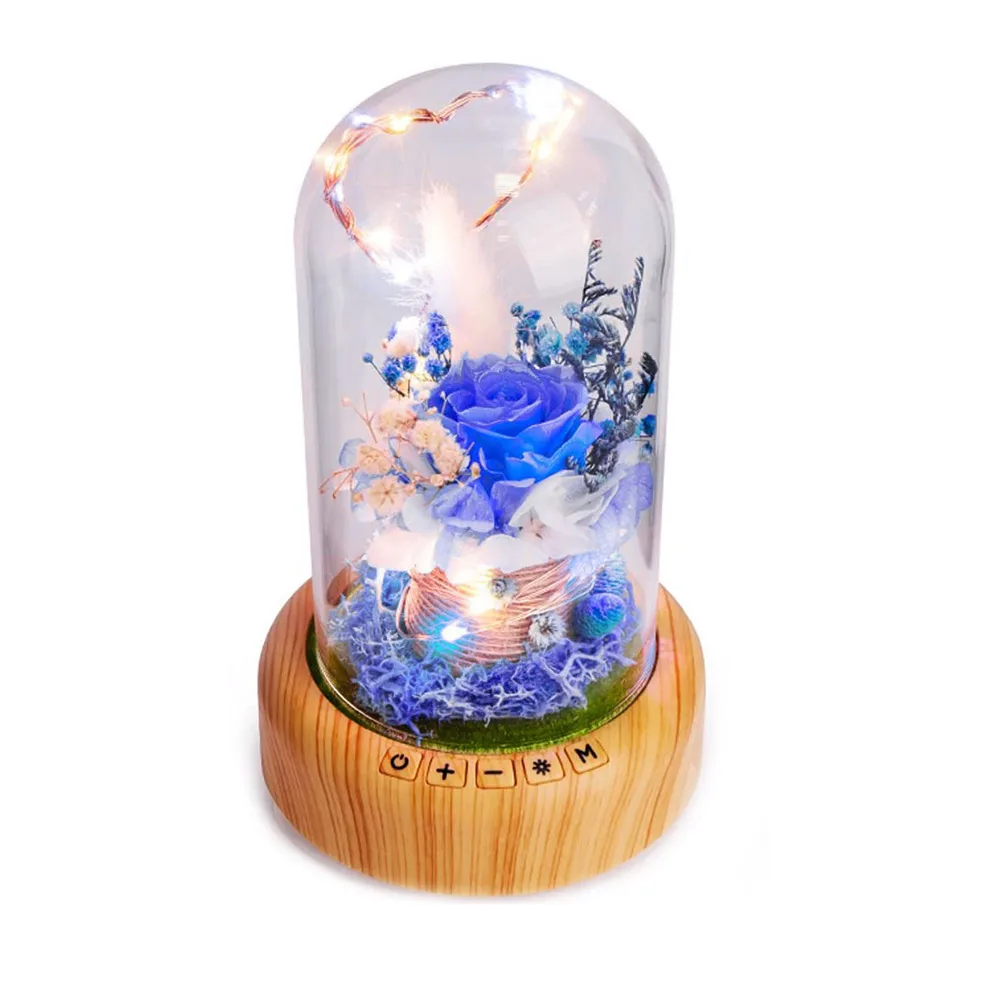 NewRose Flower LED Light Artificial Flowers In Glass With Bluetooth Speaker Dome Christmas Valentine Gift For Mother Girl Friend
NewRose Flower LED Light Artificial Flowers In Glass With Bluetooth Speaker Dome Christmas Valentine Gift For Mother Girl Friend