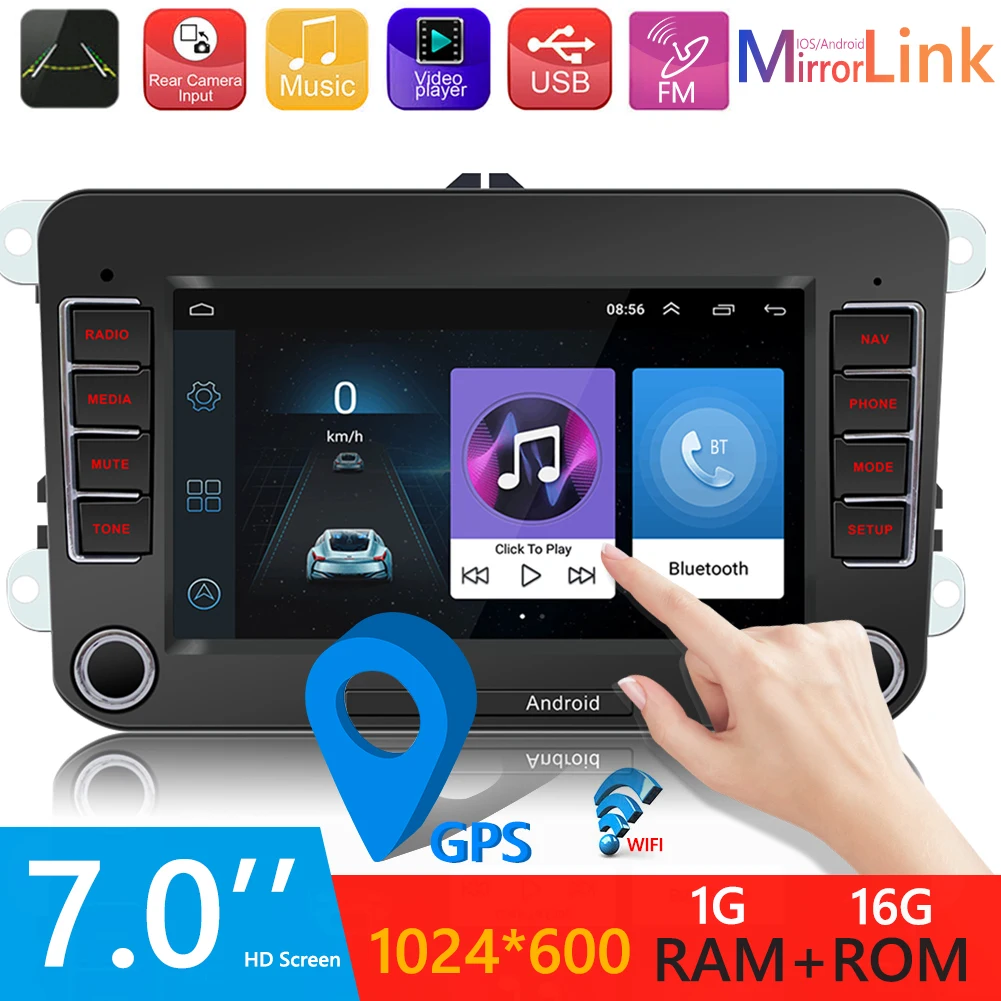 Car Radio For VW Android 10.0 Car Radio 7 inch Multimedia Video Player GPS Navigation WiFi Auto Stereo Universal
Car Radio For VW Android 10.0 Car Radio 7 inch Multimedia Video Player GPS Navigation WiFi Auto Stereo Universal