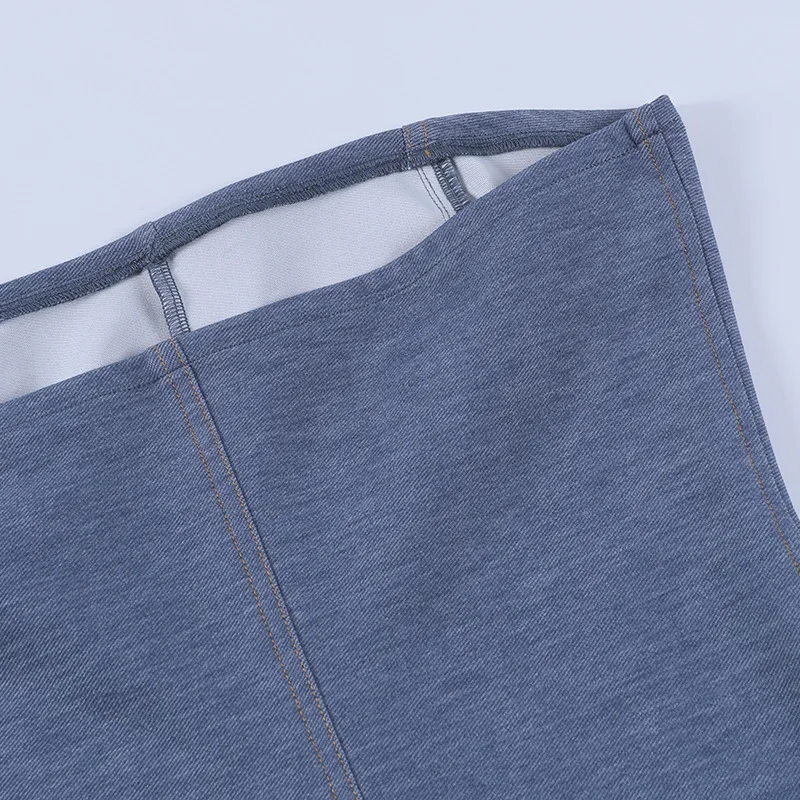Women Sexy Blue Denim Strapless Dress Slim Bodycon Mini Dress Streetwear For Women's Club Party Outfits Summer
Women Sexy Blue Denim Strapless Dress Slim Bodycon Mini Dress Streetwear For Women's Club Party Outfits Summer