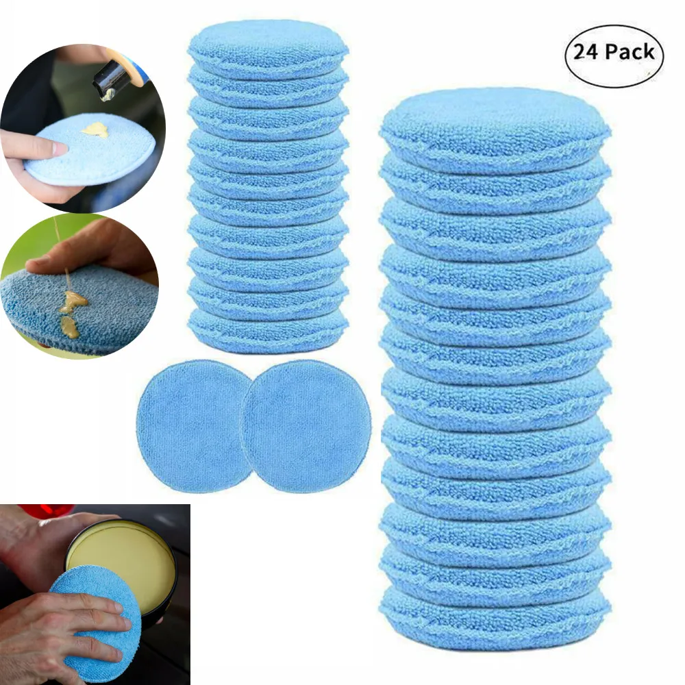 24PCS Car Applicator Cleaning Polish Pad Foam Sponge Microfiber Waxing 5inch Auto Paint Interior Maintenance Waxing Sponge
24PCS Car Applicator Cleaning Polish Pad Foam Sponge Microfiber Waxing 5inch Auto Paint Interior Maintenance Waxing Sponge