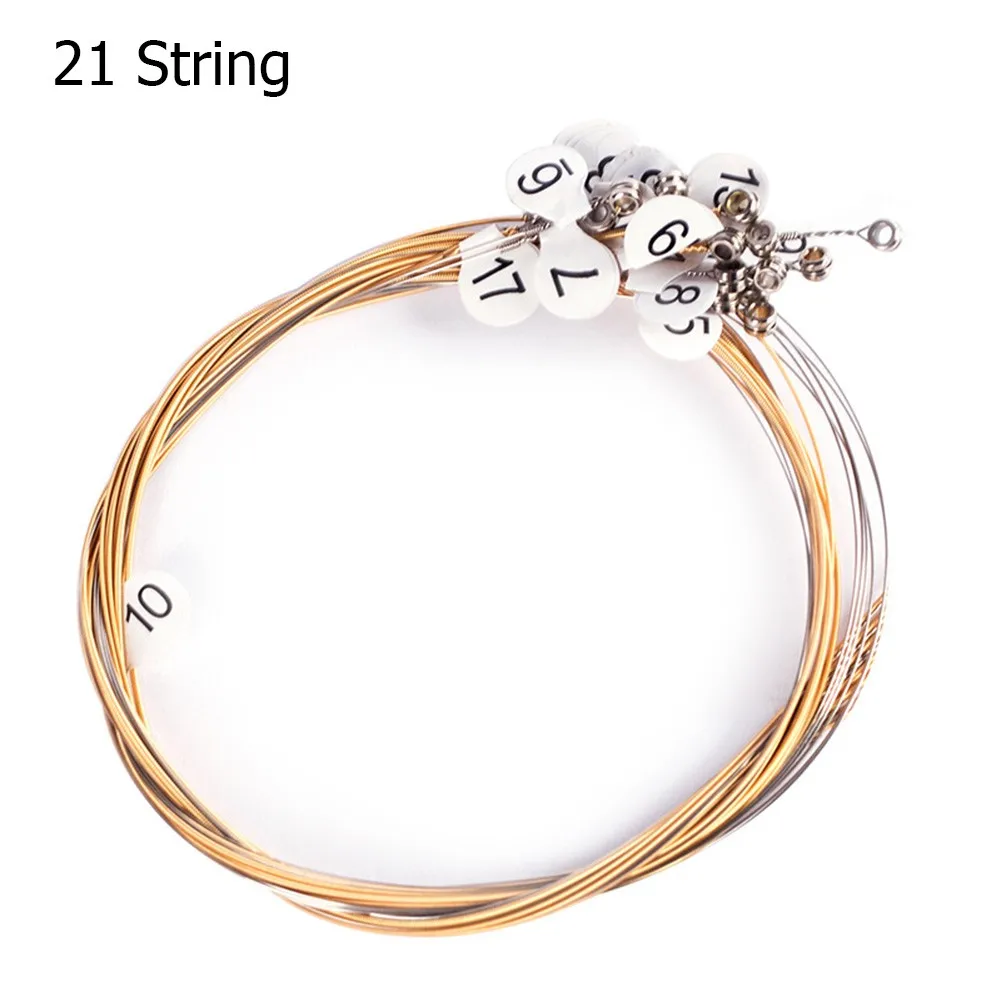 7 10 16 19 21 String Lyre Harp String Set Replacement Parts Brass Professional Laiya Piano String Musical Instrument Accessories
7 10 16 19 21 String Lyre Harp String Set Replacement Parts Brass Professional Laiya Piano String Musical Instrument Accessories