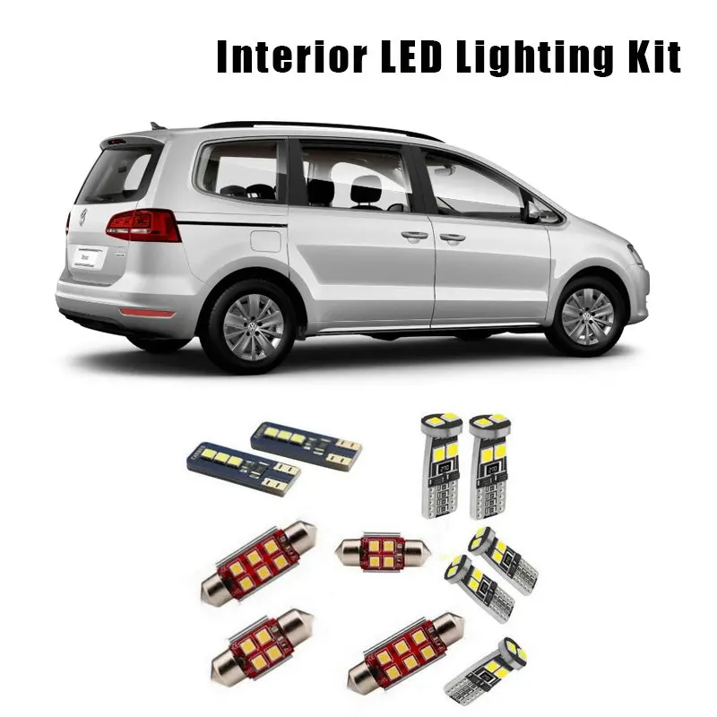 For 2011-2018 Volkswagen for Sharan 7N 17Pcs White Canbus LED Car interior Map Dome Reading Roof Lights Kit License Plate Lamp
For 2011-2018 Volkswagen for Sharan 7N 17Pcs White Canbus LED Car interior Map Dome Reading Roof Lights Kit License Plate Lamp