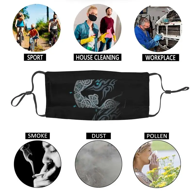 Ragnarok Moon Mask Men Women Anti Haze Dust Viking Wolf Mask Protection Respirator Washable Mouth Muffle
Ragnarok Moon Mask Men Women Anti Haze Dust Viking Wolf Mask Protection Respirator Washable Mouth Muffle