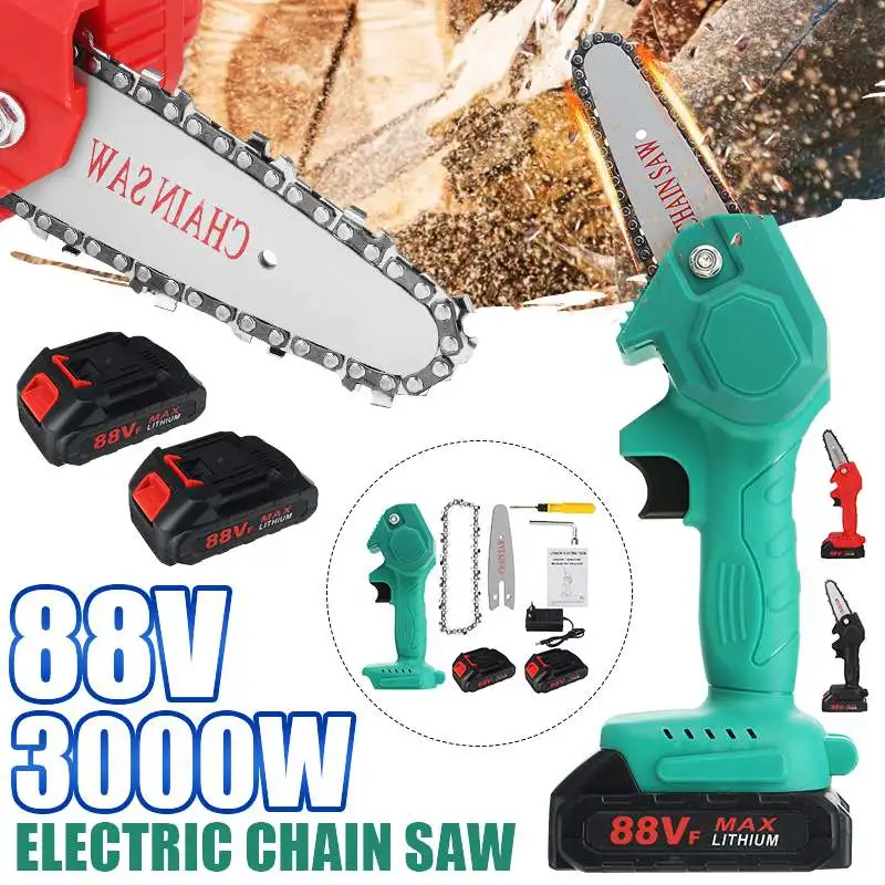 3000W 88V 4 дюймовый мини Электрическая цепная пила для фруктовых деревьев деревообрабатывающий обрезная пила садовый инструмент с 2 шт. литиевая Батарея
3000W 88V 4 дюймовый мини Электрическая цепная пила для фруктовых деревьев деревообрабатывающий обрезная пила садовый инструмент с 2 шт. литиевая Батарея