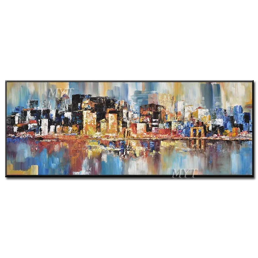 Prosperous City Building Abstract Oil Painting On Canvas For Living Room Hom Decor Pictures Wall Art Paintings 100% Handmade
Prosperous City Building Abstract Oil Painting On Canvas For Living Room Hom Decor Pictures Wall Art Paintings 100% Handmade
