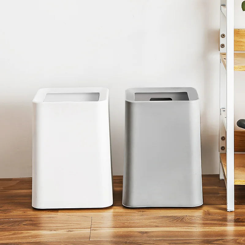 Square Double-Layer European-Style Creative Bathroom Office Simple Bedroom Living Room Home Uncovered Paper Basket Trash Can
Square Double-Layer European-Style Creative Bathroom Office Simple Bedroom Living Room Home Uncovered Paper Basket Trash Can