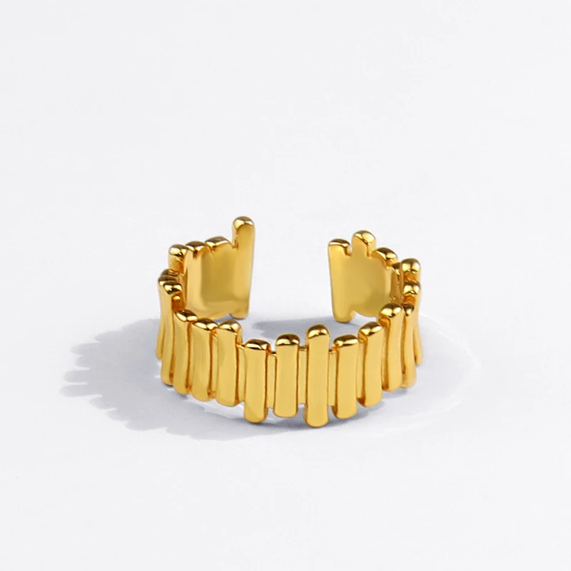 925 Sterling Silver Irregular Strips Rings for Women France Simple Gold Creative Design Jewelry Gifts
925 Sterling Silver Irregular Strips Rings for Women France Simple Gold Creative Design Jewelry Gifts