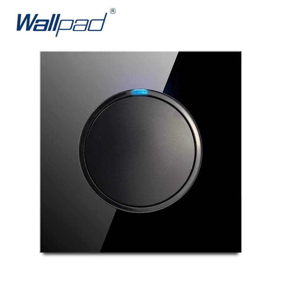 Wallpad New Arrival 1 Gang 2 Way Random Click Push Button Wall Light Switch With LED Indicator Crystal Glass Panel 16A
Wallpad New Arrival 1 Gang 2 Way Random Click Push Button Wall Light Switch With LED Indicator Crystal Glass Panel 16A