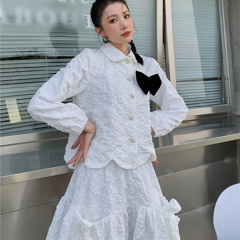 XIZIHUPAN White Elegant Skirt High Waist Ruched Print Bow Pockets Midi Solid Skirts Female New Clothing 2021 Summer Fashionable
XIZIHUPAN White Elegant Skirt High Waist Ruched Print Bow Pockets Midi Solid Skirts Female New Clothing 2021 Summer Fashionable