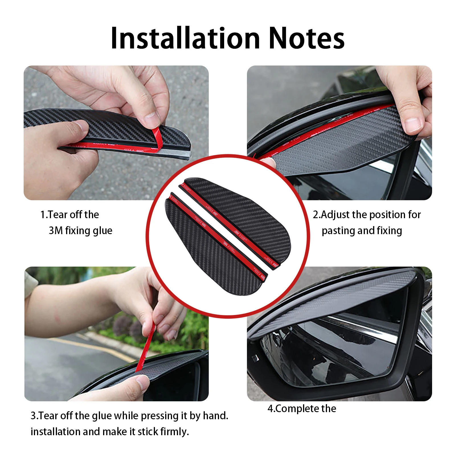 2Pcs Universal Carbon Fiber Rearview Mirror Rain Shade Rainproof Blades Car Back Mirror Eyebrow Rain Cover Car Accessories
2Pcs Universal Carbon Fiber Rearview Mirror Rain Shade Rainproof Blades Car Back Mirror Eyebrow Rain Cover Car Accessories