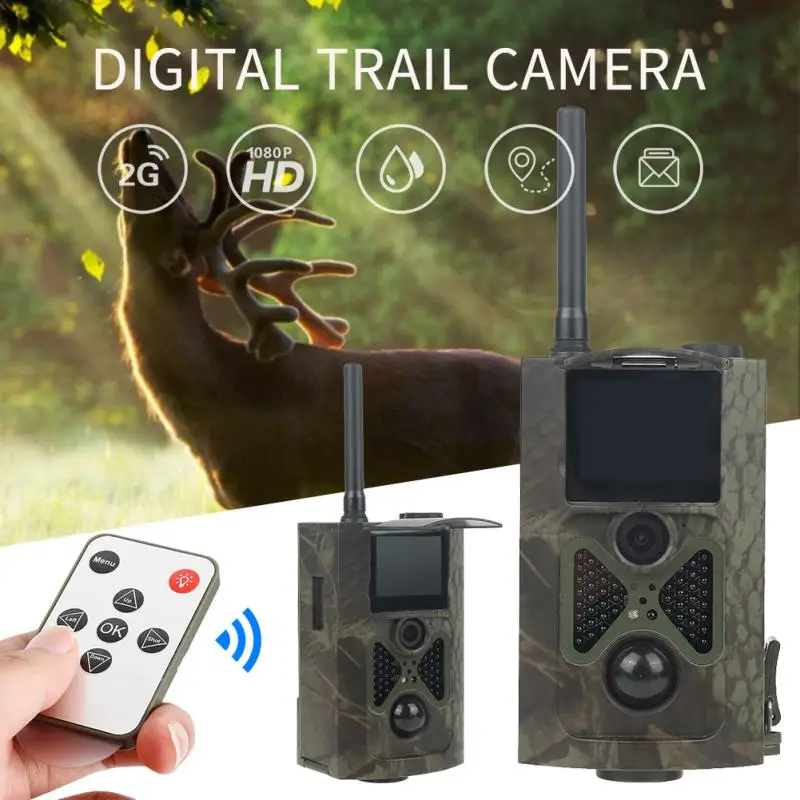 

HC300M 1080P HD Infrared Night Trail Digital Animal IR Hunting Camera 940NM Hunting Camera GSM 12MP Photo Traps Night