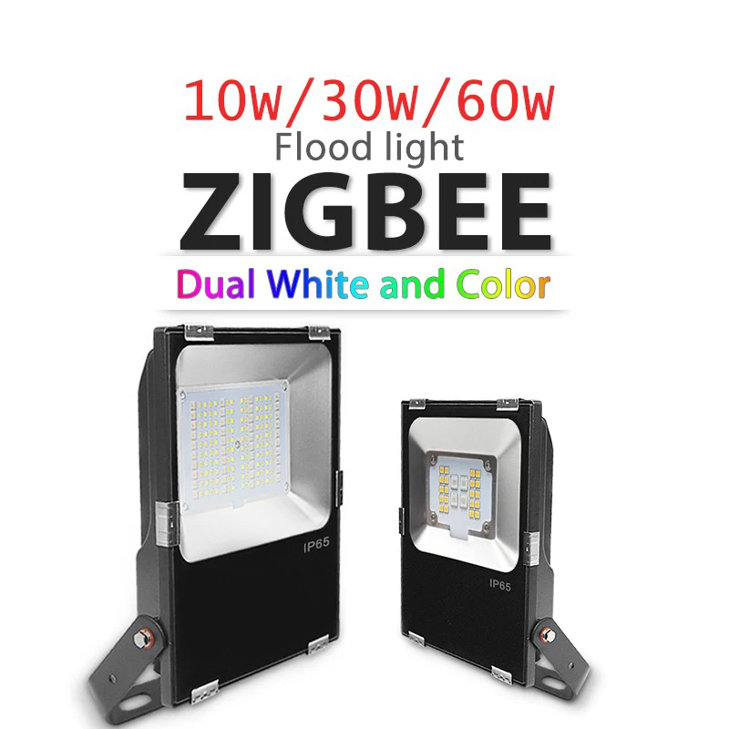 GLEDOPTO Zigbee 3.0 RGB+CCT LED Floodlight Pro 10W 30W 60W Smart Outdoor Light IP65 Waterproof Work with Amazon Echo Plus
GLEDOPTO Zigbee 3.0 RGB+CCT LED Floodlight Pro 10W 30W 60W Smart Outdoor Light IP65 Waterproof Work with Amazon Echo Plus