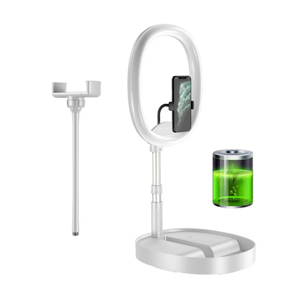 Dimmable LED Studio Photography Portable Makeup Adjustable Height Foldable With Phone Holder Selfie Ring Light Touch Control
Dimmable LED Studio Photography Portable Makeup Adjustable Height Foldable With Phone Holder Selfie Ring Light Touch Control
