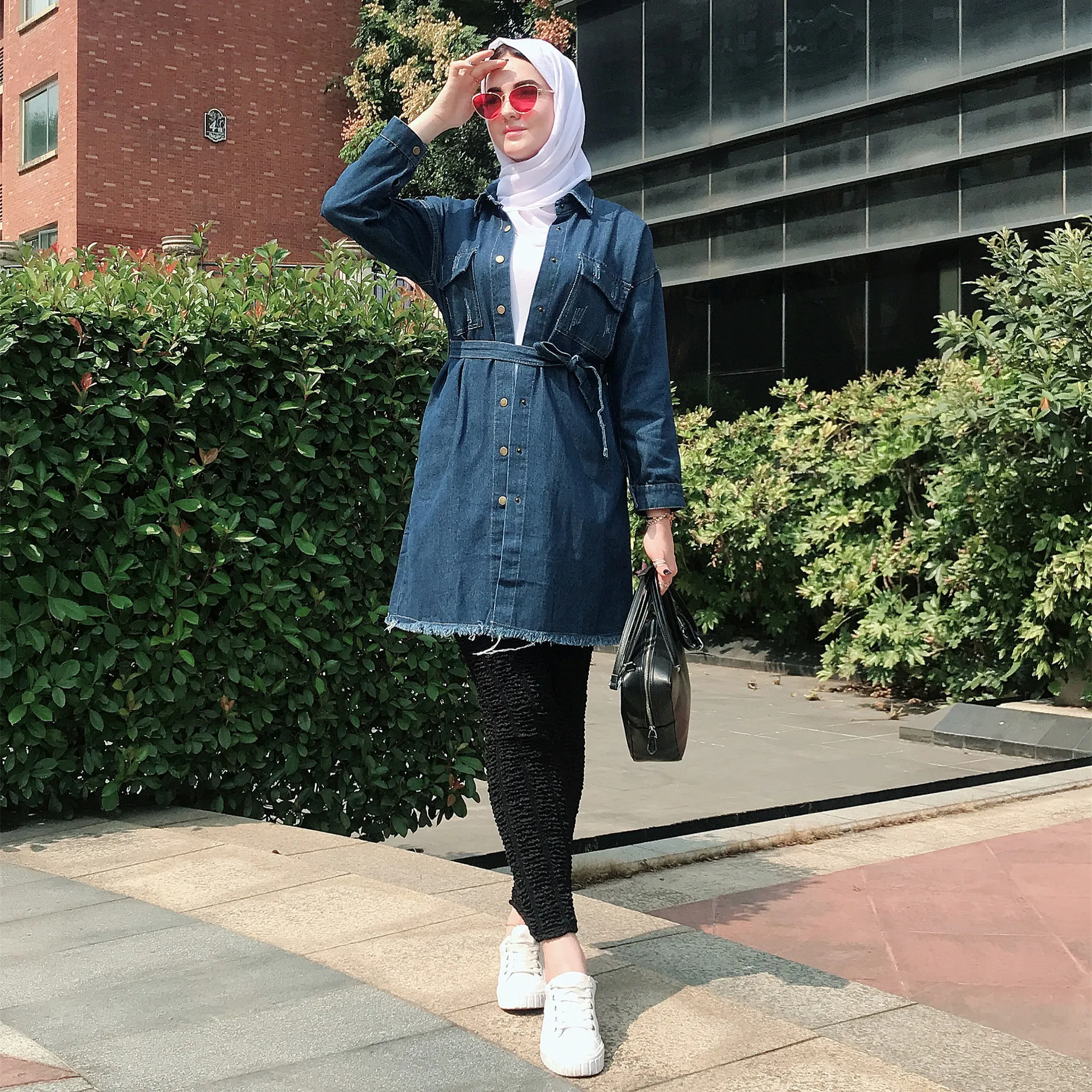 Casual Muslim Jeans Cardigan Denim Bolero Tunic Abaya Hijab Dress Kimono Long Robe Gowns Jubah Middle East Ramadan Arab Islamic
Casual Muslim Jeans Cardigan Denim Bolero Tunic Abaya Hijab Dress Kimono Long Robe Gowns Jubah Middle East Ramadan Arab Islamic