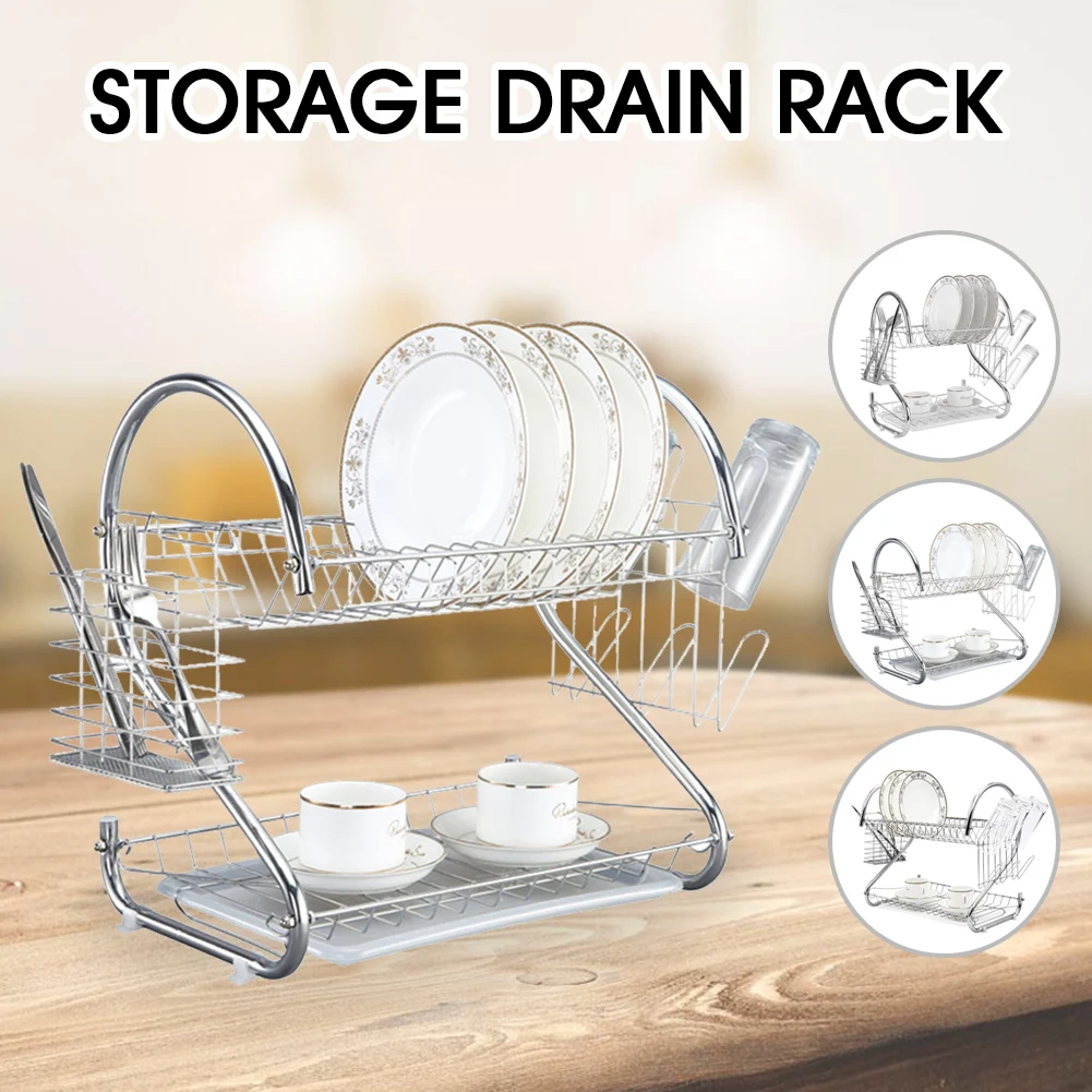 Dish Rack Kitchen Dish Drainer Cup Tableware Bowl Shelf Holder Plates Basket Stand With Drainboard Countertop Kitchen Storage
Dish Rack Kitchen Dish Drainer Cup Tableware Bowl Shelf Holder Plates Basket Stand With Drainboard Countertop Kitchen Storage