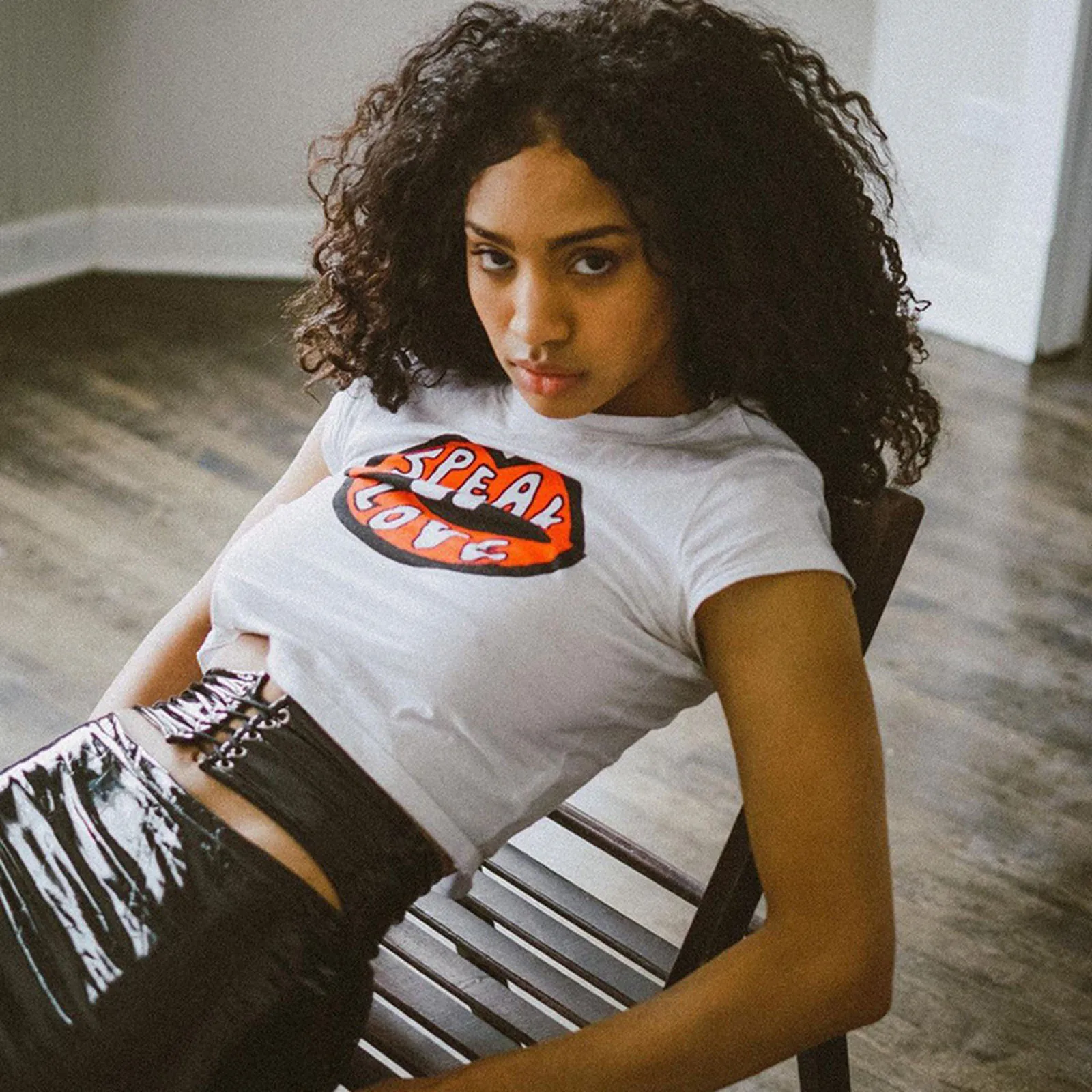 2021 New Casual Women Slim Fit Short Sleeve Tops Fashion Womens Girls Letters and Lip Printed Pattern Round Collar T-shirts Top
2021 New Casual Women Slim Fit Short Sleeve Tops Fashion Womens Girls Letters and Lip Printed Pattern Round Collar T-shirts Top