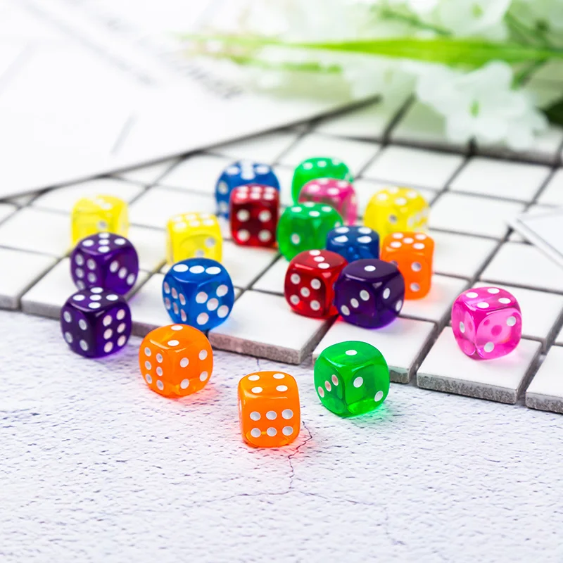 10PCS/Lot Dice Set 10 Colors High Quality Transparent Acrylic 6 Sided Dice For Club/Party/Family Games Free Shipping
10PCS/Lot Dice Set 10 Colors High Quality Transparent Acrylic 6 Sided Dice For Club/Party/Family Games Free Shipping