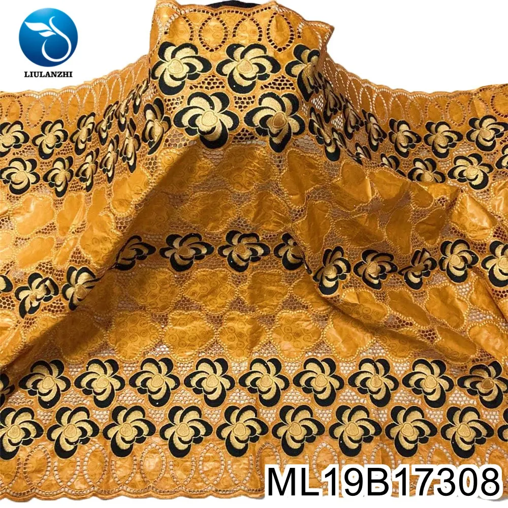 LIULANZHI basin african cotton fabric embroidery sewing brocade dress fabrics african bazin ML19B173
LIULANZHI basin african cotton fabric embroidery sewing brocade dress fabrics african bazin ML19B173