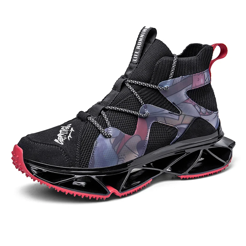 New Unisex Reflective Blade Sneakers Men High Top Daddy Running Shoes Women Walking Footwear Gym Sports Basket Tenis Trainers
New Unisex Reflective Blade Sneakers Men High Top Daddy Running Shoes Women Walking Footwear Gym Sports Basket Tenis Trainers